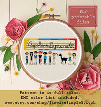 Load image into Gallery viewer, Napoleon cross stitch pattern