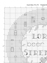 Load image into Gallery viewer, Lord, beer me strength CROSS STITCH PATTERN. PDF. EASY!