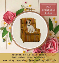 Load image into Gallery viewer, Seattle chair cross stitch pattern