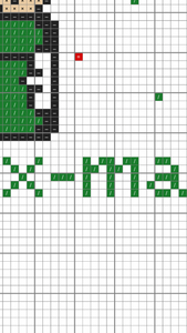 Xmas video game cross stitch pattern