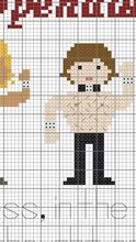 Load image into Gallery viewer, SNL Chippendales cross stitch pattern