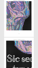 Load image into Gallery viewer, Death to tyrants cross stitch pattern