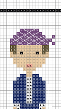 Load image into Gallery viewer, Prison mike cross stitch pattern