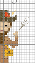 Load image into Gallery viewer, Dwight Schrute characters Cross Stitch Pattern