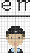 Load image into Gallery viewer, Date mike cross stitch pattern