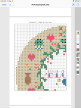 Load image into Gallery viewer, Bloom cross stitch pattern
