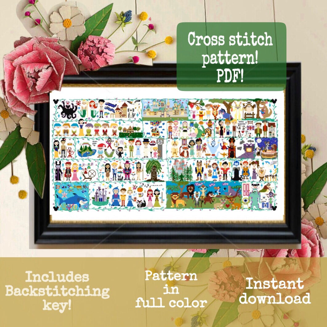 Storybook HUGE cross stitch pattern