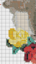Load image into Gallery viewer, Squirrel of ill tidings cross stitch pattern