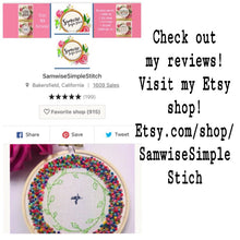 Load image into Gallery viewer, Rose window cross stitch pattern